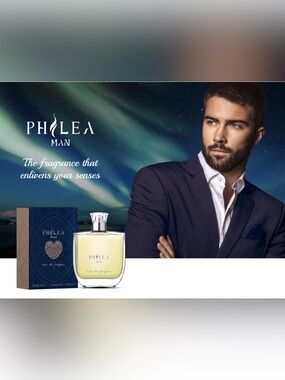 NIB Philea Men’s Eau de Parfum - Men's Fragrance (Blue)